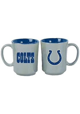 Indianapolis Colts 15oz Iridescent Ceramic Mug - Blue