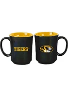 Missouri Tigers 15oz Iridescent Ceramic Mug - Black