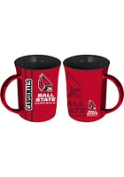 Ball State Cardinals 15oz Reflective Ceramic Mug - Red