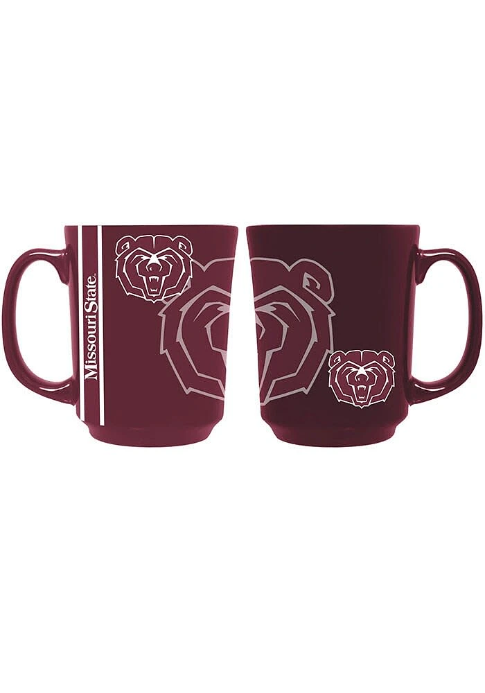 Missouri State Bears 15oz Reflective Ceramic Mug - Red