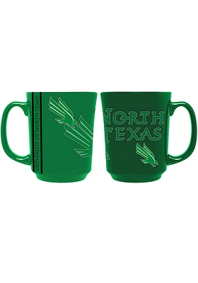 North Texas Mean Green 15oz Reflective Ceramic Mug - Green