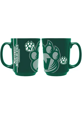 Northwest Missouri State Bearcats 15oz Reflective Ceramic Mug - Green