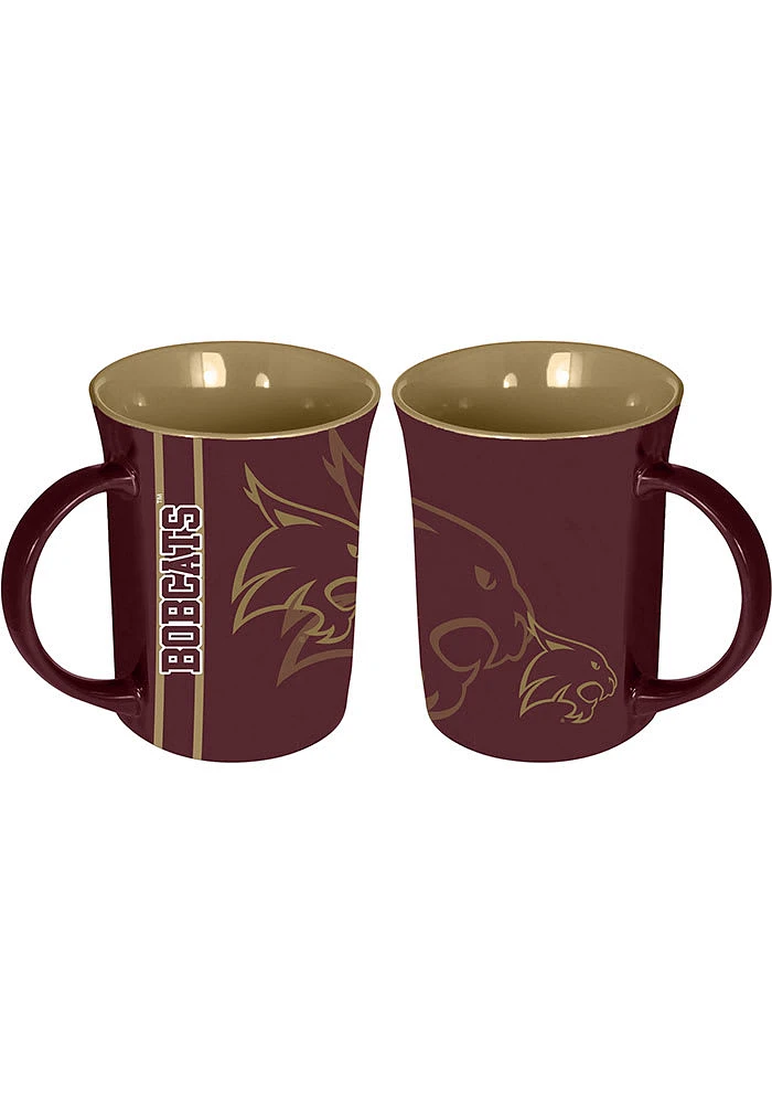 Texas State Bobcats 15oz Reflective Ceramic Mug - Maroon
