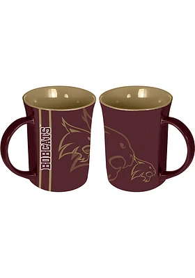 Texas State Bobcats 15oz Reflective Ceramic Mug - Maroon