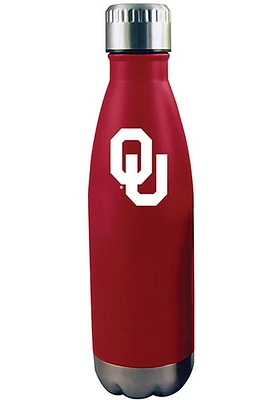 Oklahoma Sooners 17oz Glacier SS Stainless Steel Bottle - Red