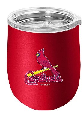 St Louis Cardinals 12oz Matte Stemless Wine Stainless Steel Stemless - Red