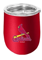 St Louis Cardinals 12oz Matte Stemless Wine Stainless Steel Stemless - Red