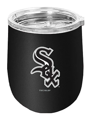 Chicago White Sox 12oz Matte Stemless Wine Stainless Steel Stemless - Black
