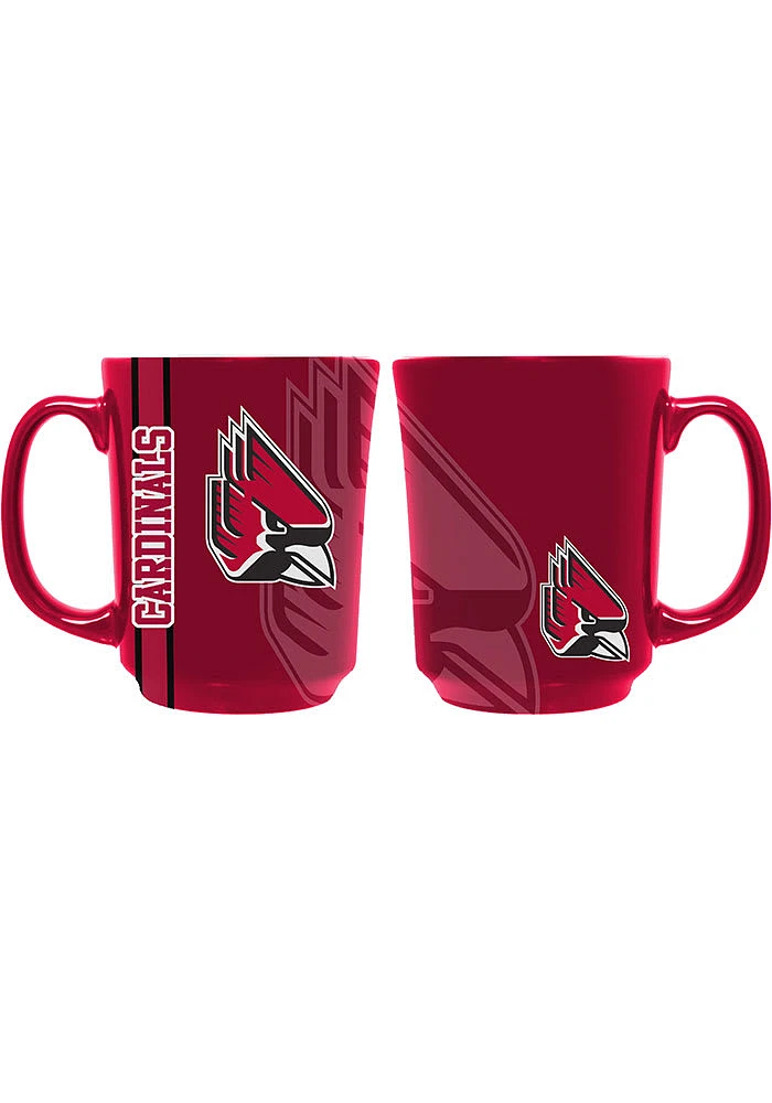Ball State Cardinals 11oz Reflective Ceramic Mug - Red