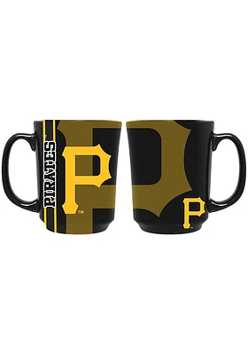 Pittsburgh Pirates 11oz Reflective Ceramic Mug - Black