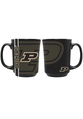 Purdue Boilermakers 11oz Reflective Ceramic Mug - Black