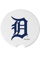 Detroit Tigers Ceramic 2 Pack Car Coaster - White