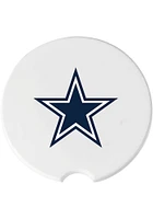 Dallas Cowboys Ceramic 2 Pack Car Coaster - White