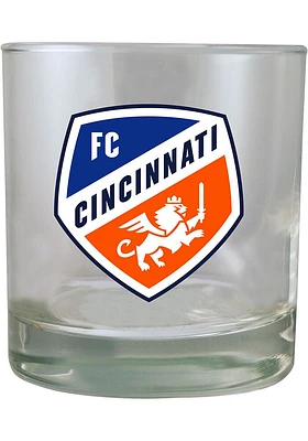 FC Cincinnati 8.45oz Rock Glass - White