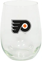 Philadelphia Flyers 15oz Stemless Wine Glass - Orange