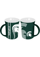 Michigan State Spartans 15oz Reflective Ceramic Mug - Green