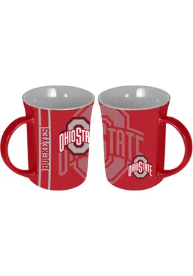Ohio State Buckeyes 15oz Reflective Ceramic Mug - Red