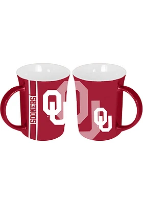 Oklahoma Sooners 15oz Reflective Ceramic Mug - Red