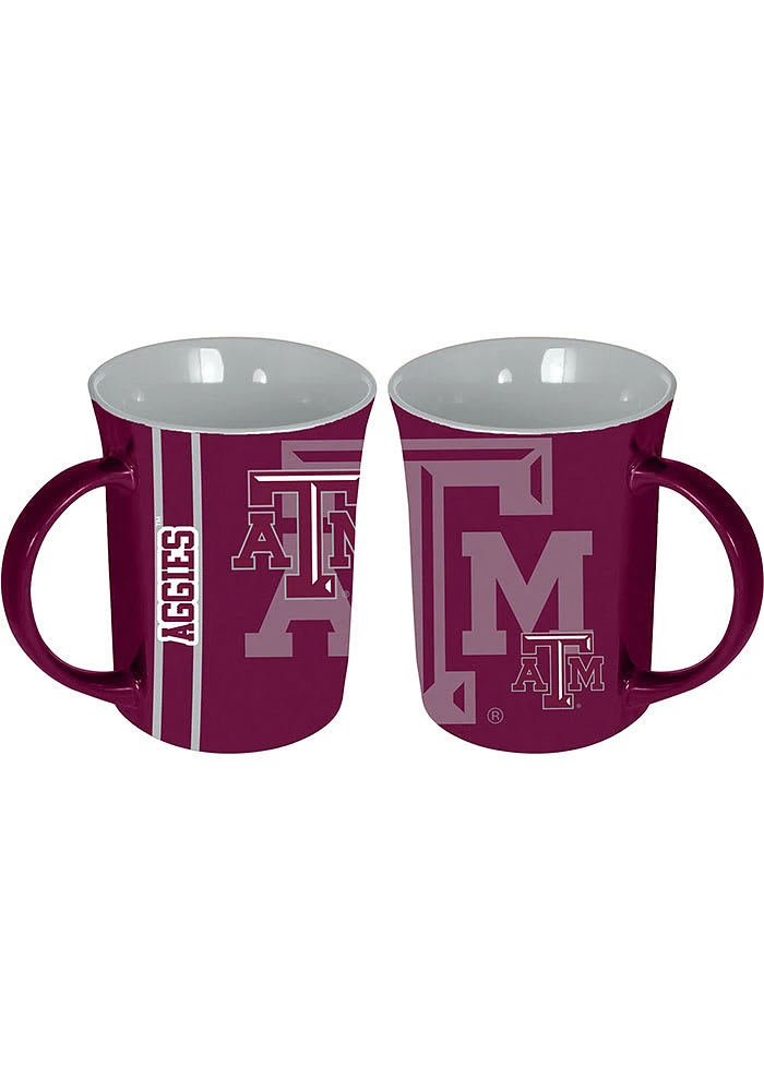Texas A&M Aggies 15oz Reflective Ceramic Mug - Burgundy