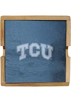 TCU Horned Frogs 4pk Slate Coaster - Grey