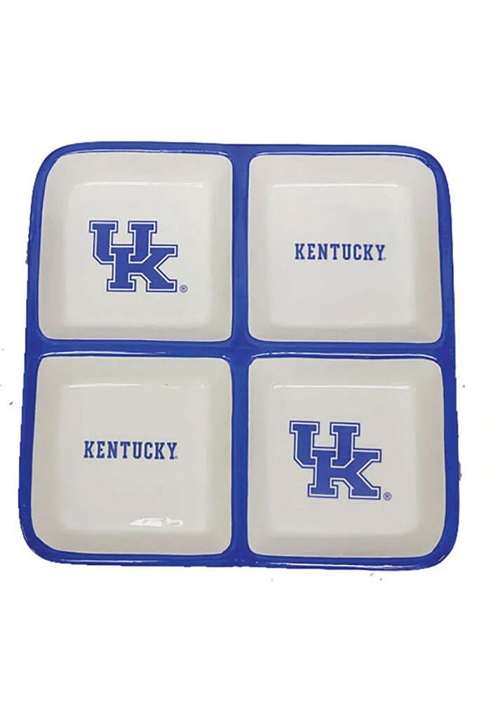 Kentucky Wildcats 4 Section Serving Tray