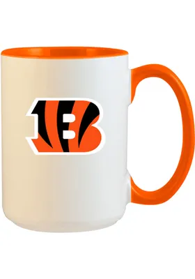 Cincinnati Bengals 15oz Inner Color White Mug