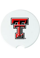 Texas Tech Red Raiders Ceramic 2 Pack Car Coaster - White