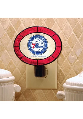 Philadelphia 76ers Art Glass Night Light