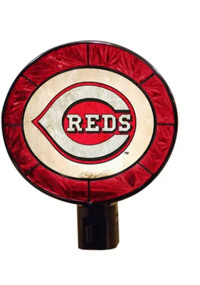 Cincinnati Reds Art Glass Night Light