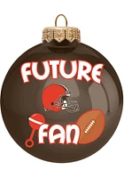 Cleveland Browns Future Fan Ornament - Orange