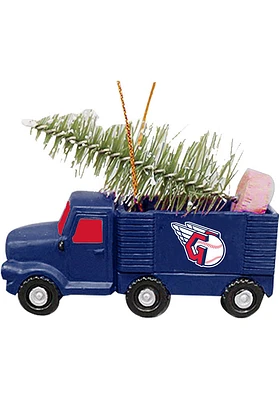 Cleveland Guardians Truck with Tree Ornament - Red