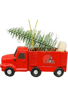 Cleveland Browns Truck with tree Ornament