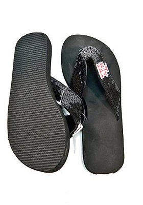 Texas A&M Aggies Black Sequin Womens Flip Flops