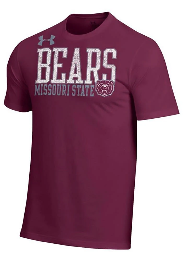 Under Armour Missouri State Bears Maroon Short Sleeve T Shirt