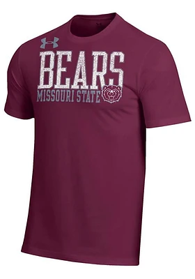 Under Armour Missouri State Bears Maroon Short Sleeve T Shirt