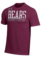Under Armour Missouri State Bears Maroon Short Sleeve T Shirt