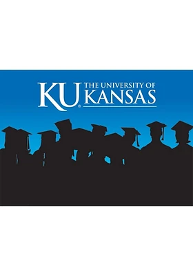 Kansas Jayhawks Graduation Card - Blue