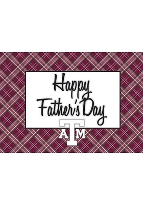 Texas A&M Aggies Fathers Day Card - Red