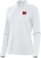 Antigua Cincinnati Bengals Womens Reprocess Recycled Qtr Zip