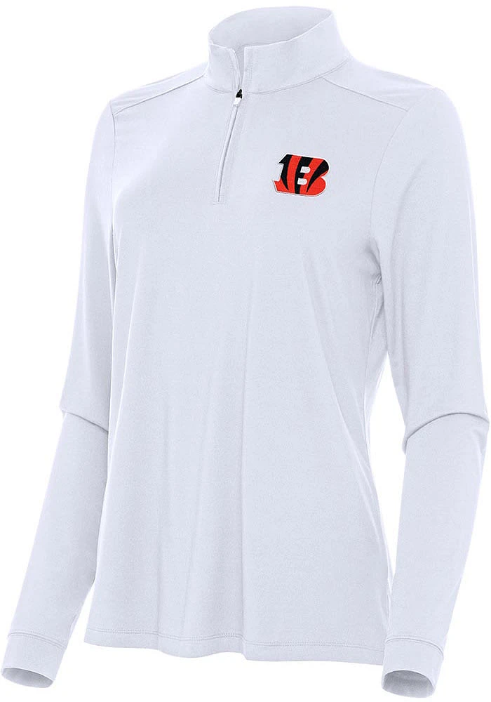 Antigua Cincinnati Bengals Womens Intent Qtr Zip