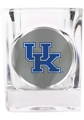 Kentucky Wildcats 2oz Square Emblem Shot Glass