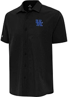 Antigua Kentucky Wildcats Mens Activate Short Sleeve Dress Shirt