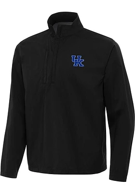 Antigua Kentucky Wildcats Mens Brisk Long Sleeve Qtr Zip Pullover