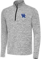 Antigua Kentucky Wildcats Mens Cause Long Sleeve Qtr Zip Pullover