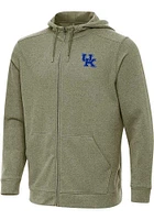 Antigua Kentucky Wildcats Mens Olive Effortless Light Weight Jacket