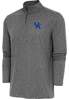 Antigua Kentucky Wildcats Mens Hunk Long Sleeve Qtr Zip Pullover