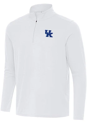 Antigua Kentucky Wildcats Mens Intent Long Sleeve 1/4 Zip Pullover