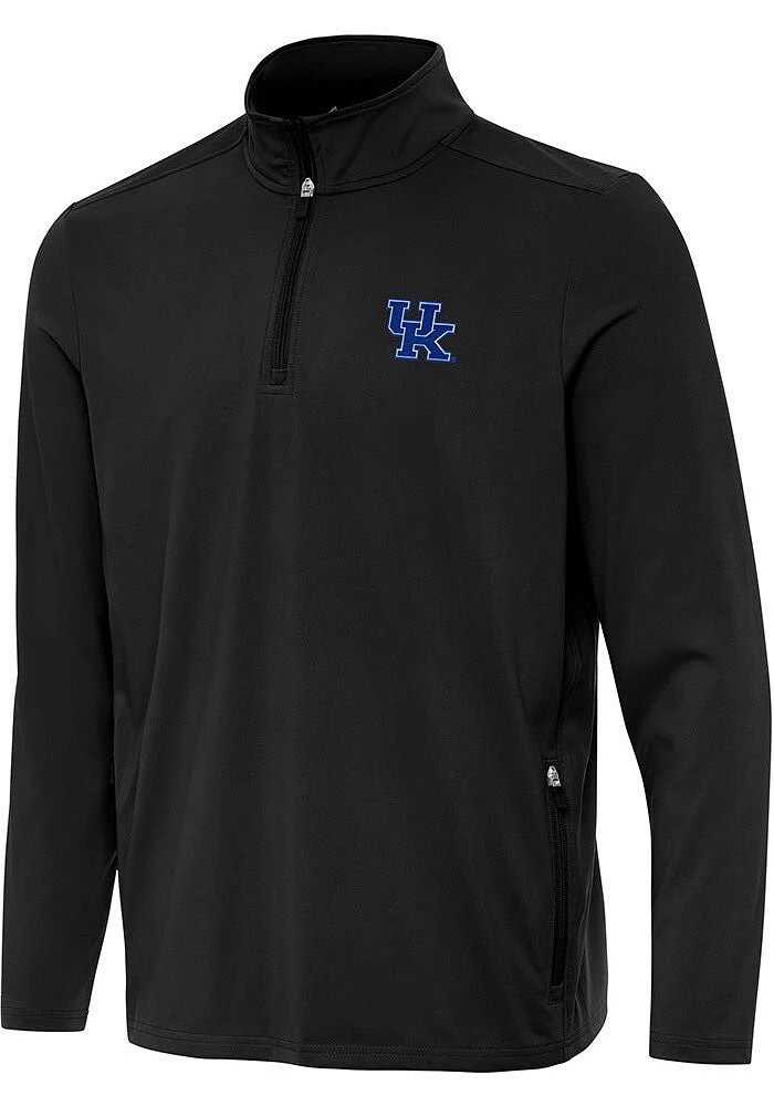 Antigua Kentucky Wildcats Mens Perilous Long Sleeve 1/4 Zip Pullover