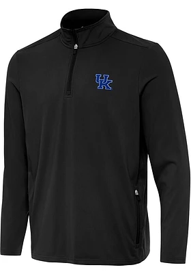 Antigua Kentucky Wildcats Mens Perilous Long Sleeve 1/4 Zip Pullover