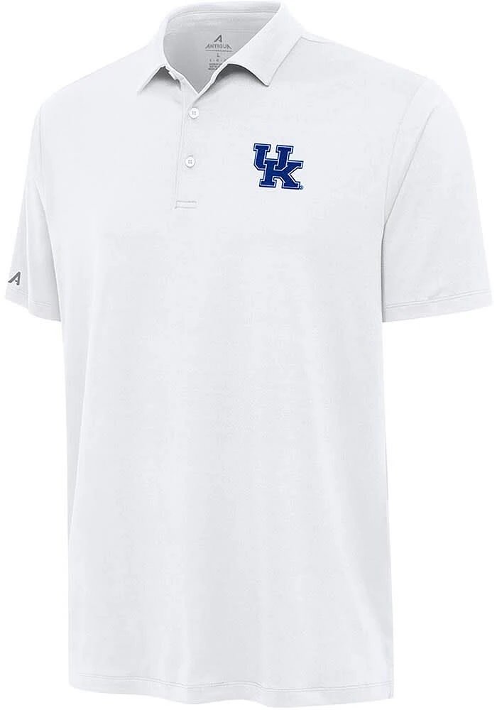 Antigua Kentucky Wildcats Mens Reprocess Recycled Short Sleeve Polo